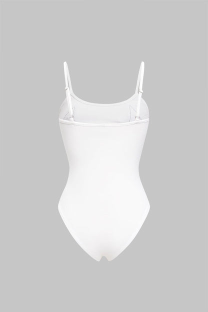 Patchwork Sleeveless Bodysuit - MISMIMCWTO2504180021-WHITE-XS