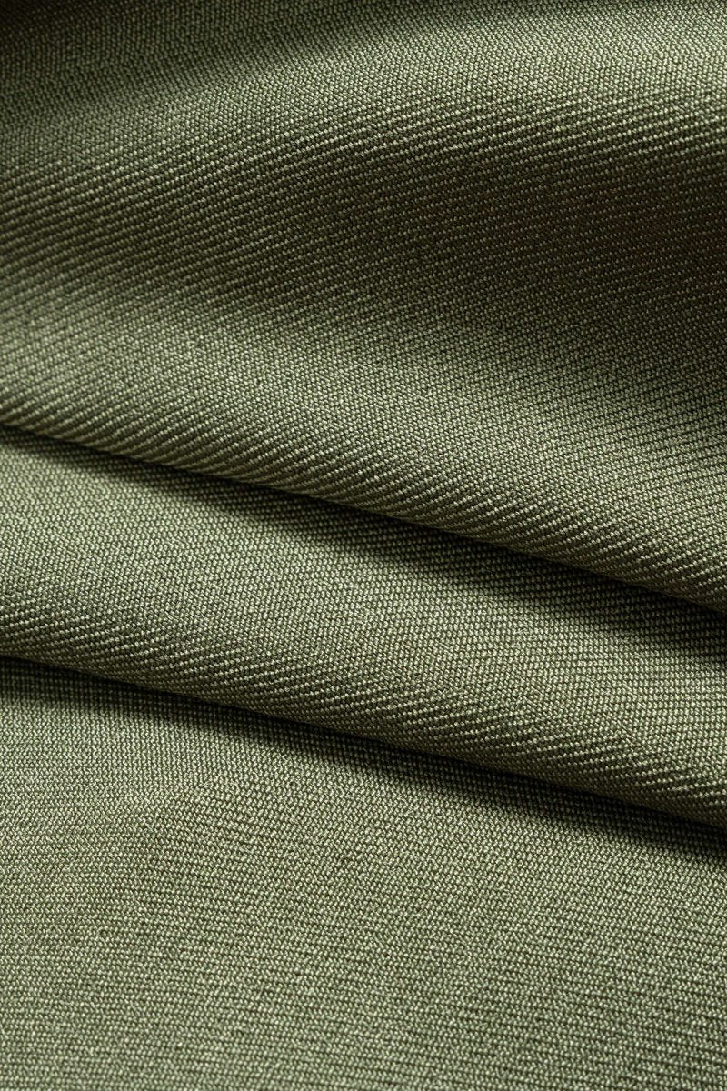 Patchwork Zipper Cami Top - MISMIMCWTT2506030011-GREEN-XS