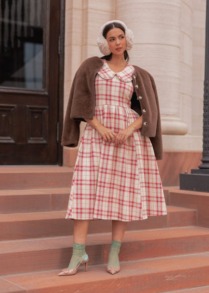 Pyper Dress - MISMIJK23035-W-RED-XXS