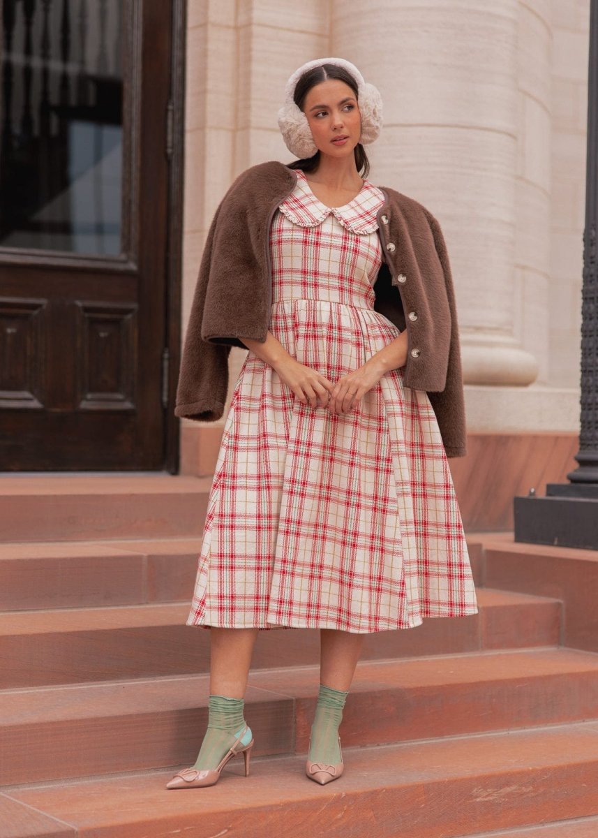 Pyper Dress - MISMIJK23035-W-RED-XXS