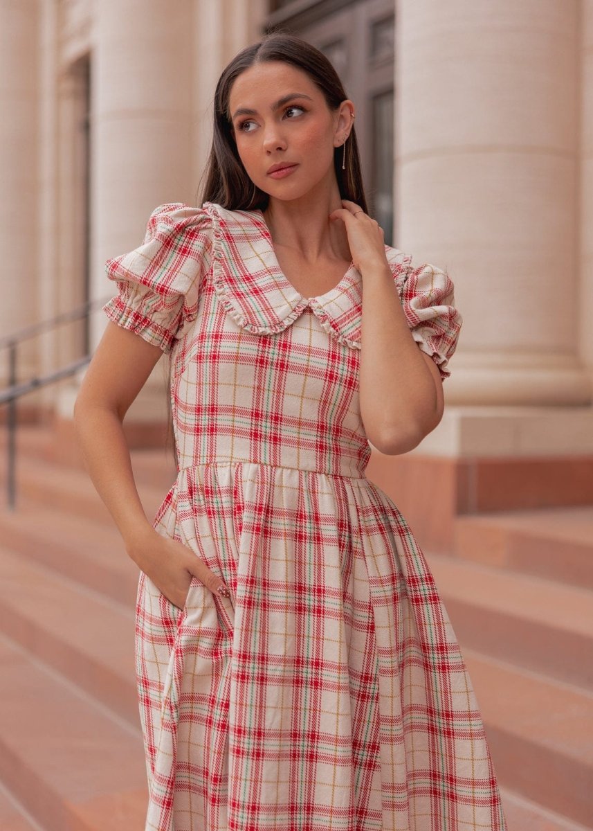 Pyper Dress - MISMIJK23035-W-RED-XXS