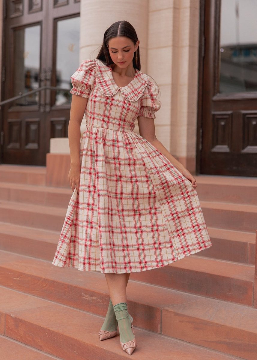 Pyper Dress - MISMIJK23035-W-RED-XXS