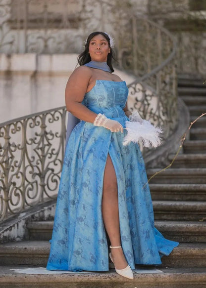 Rayne Dress - MISMIJK24185-W-BLU-00