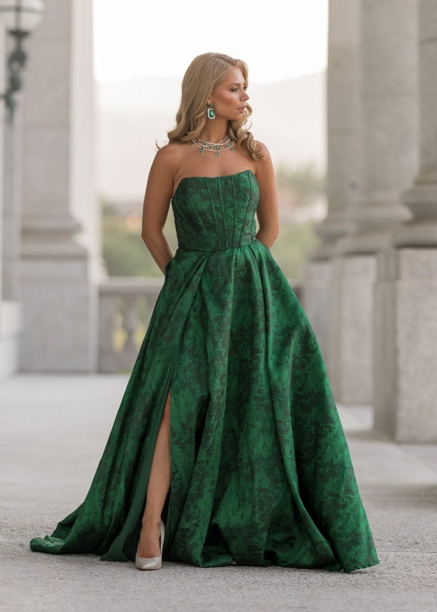 Rayne Dress - MISMIJK24185-W-GRN-00