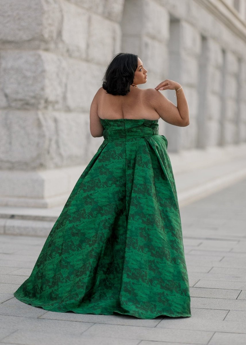 Rayne Dress - MISMIJK24185-W-GRN-00