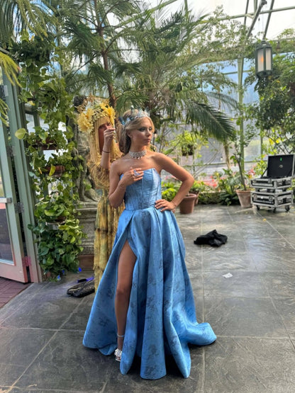 Rayne Dress - MISMIJK24185-W-BLU-00