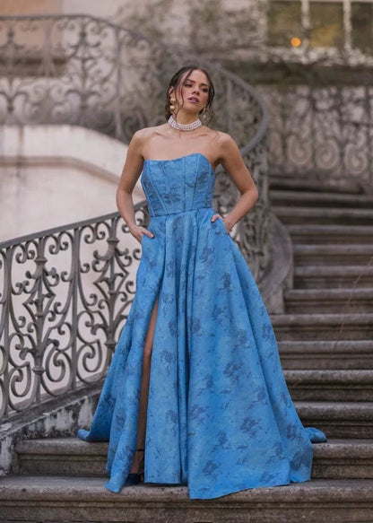 Rayne Dress - MISMIJK24185-W-BLU-00