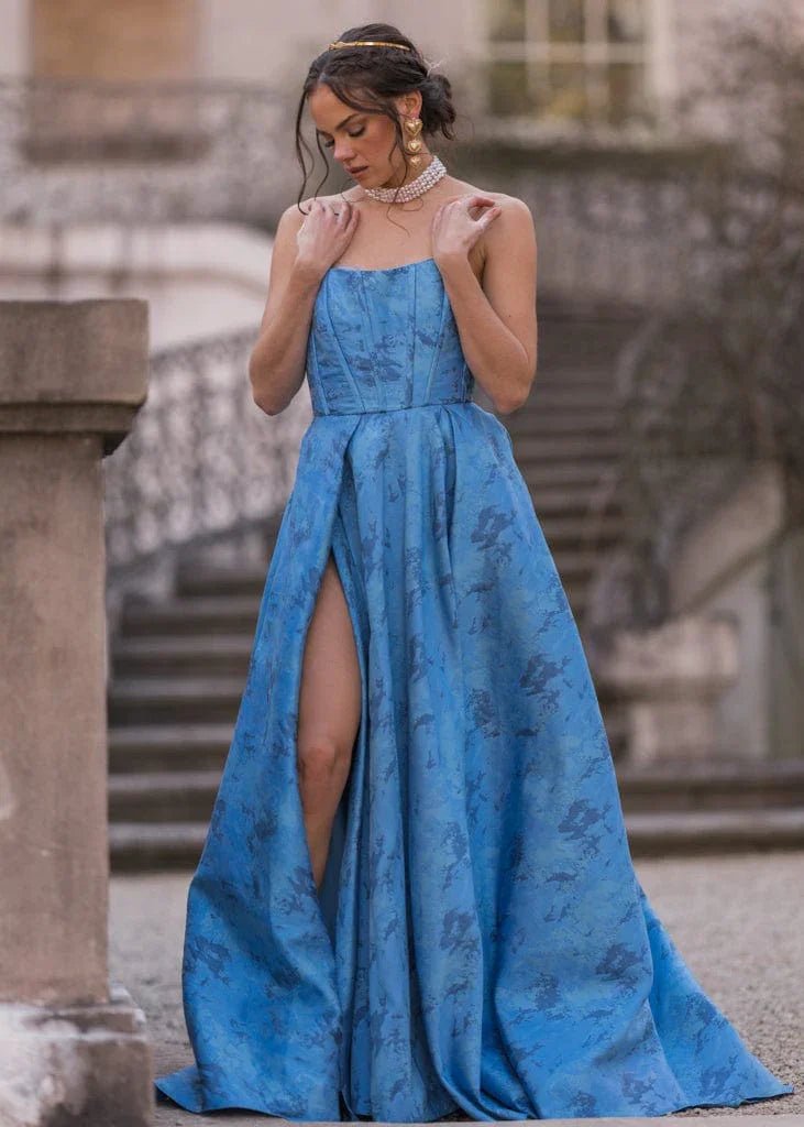 Rayne Dress - MISMIJK24185-W-BLU-00