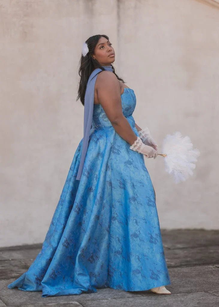 Rayne Dress - MISMIJK24185-W-BLU-00