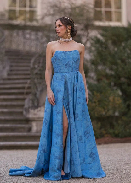 Rayne Dress - MISMIJK24185-W-BLU-00