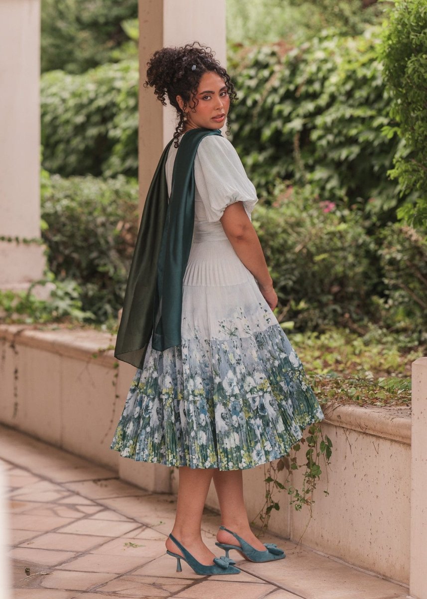 Renoir Dress - MISMIJK24200-W-BLU-XXS