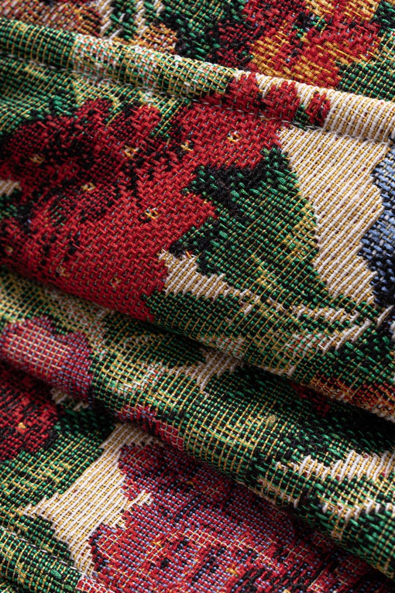 Retro Floral Print Corset Tie - Back Slip Cami Top - MISMIMCWTO2507250032-MULTICOLOR-XS