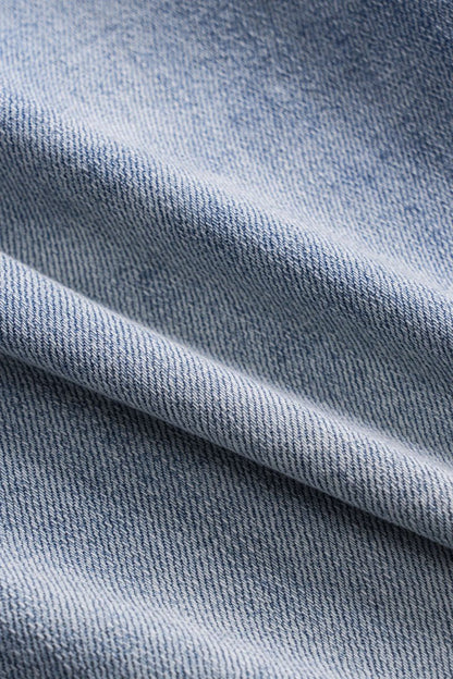 Ripped Cut Out Button Pocket Wide Leg Jeans - MISMIMCWNJ2501020025-BLUE-S