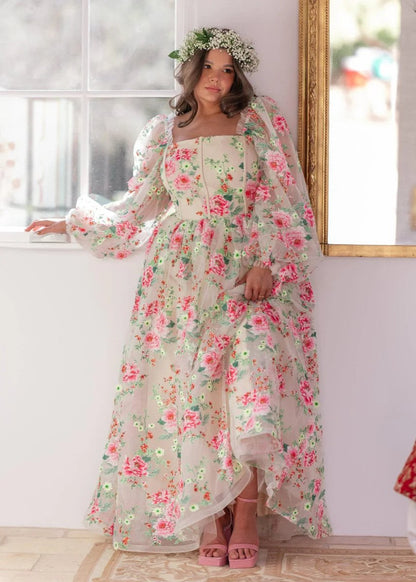 Rosetta Dress - MISMIJK24166-W-CRM-00