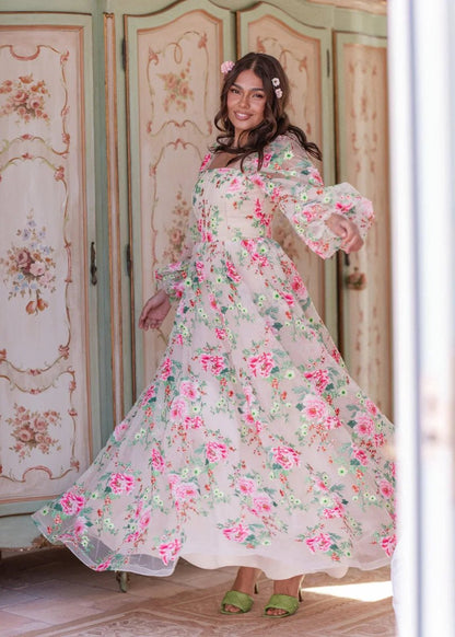 Rosetta Dress - MISMIJK24166-W-CRM-00