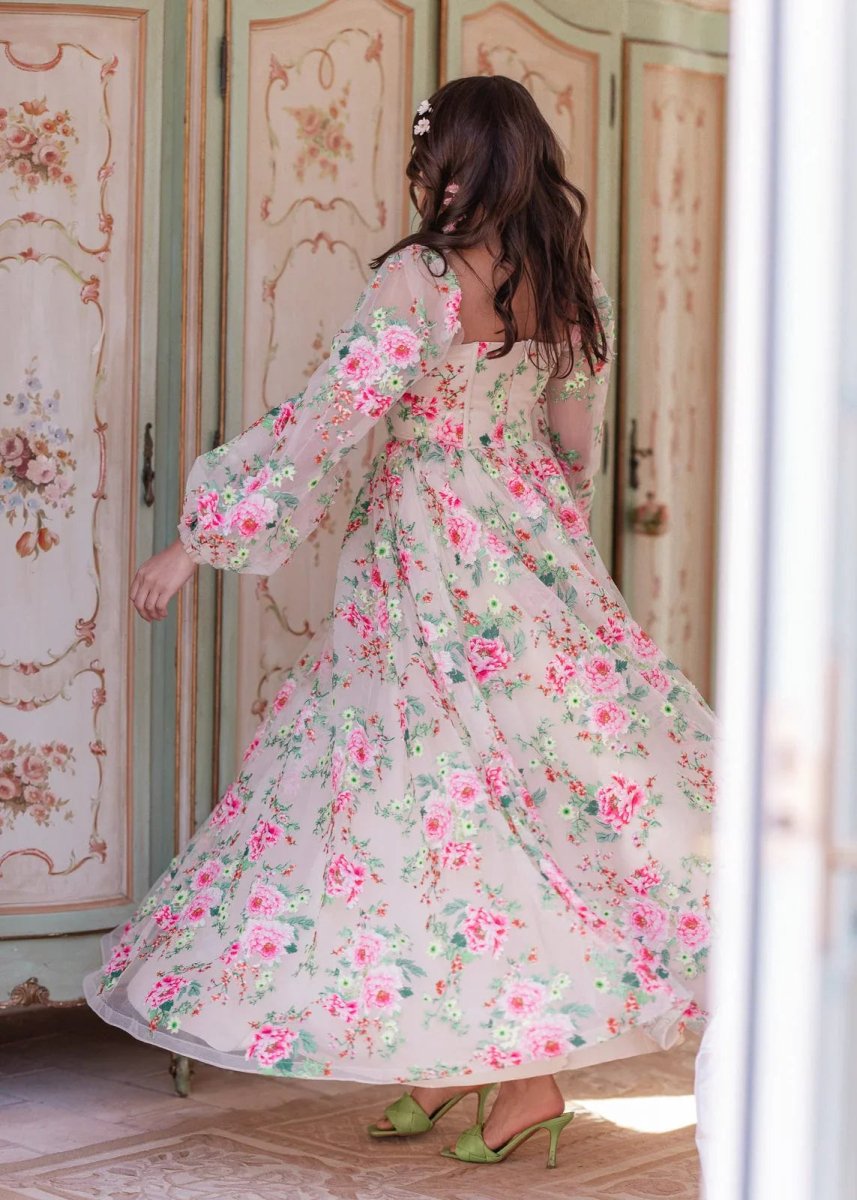 Rosetta Dress - MISMIJK24166-W-CRM-00