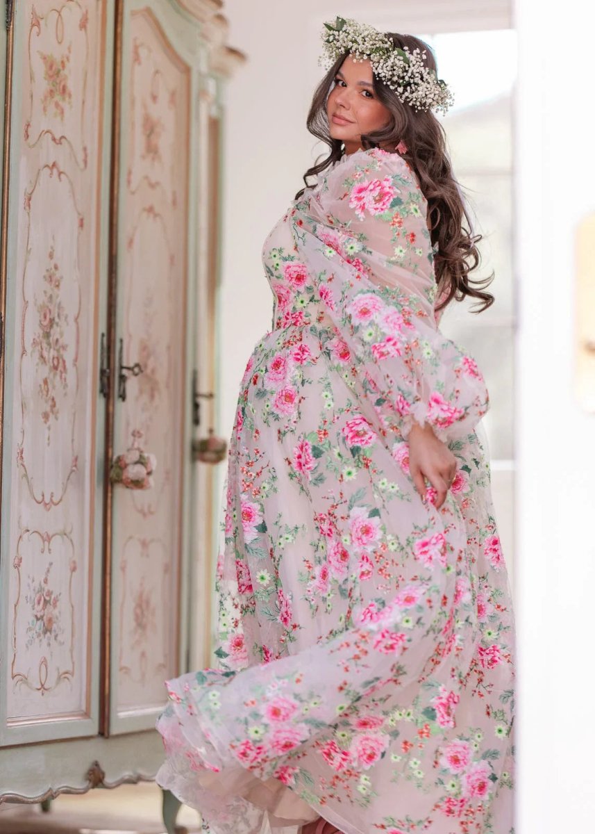 Rosetta Dress - MISMIJK24166-W-CRM-00