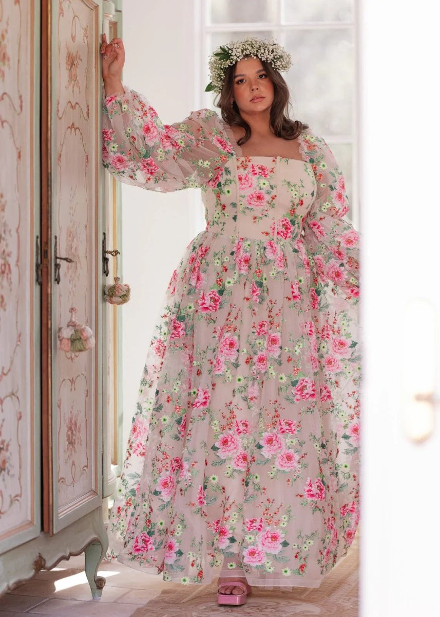 Rosetta Dress - MISMIJK24166-W-CRM-00