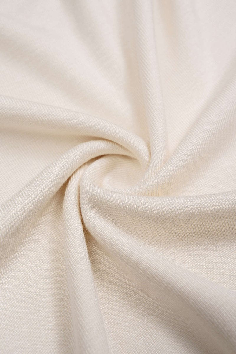 Ruched Asymmetrical Twist Knot Slit Sleeveless Maxi Dress - MISMIMCWDA2508140012-IVORY-XS