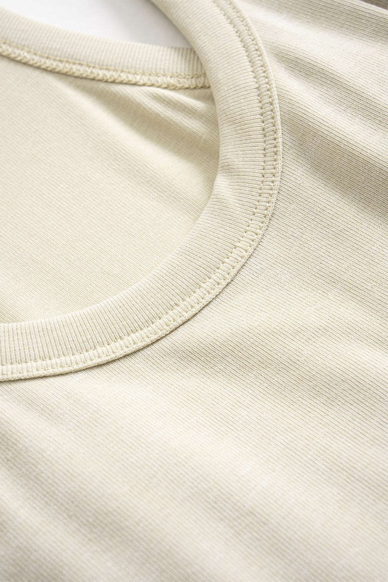 Ruched Tank Sleeveless Mini Dress - MISMIMCWDC2504290172-KHAKI-XS