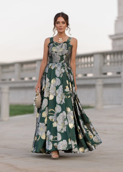 Selene Dress - MISMIJK24094-W-GRN-XXS