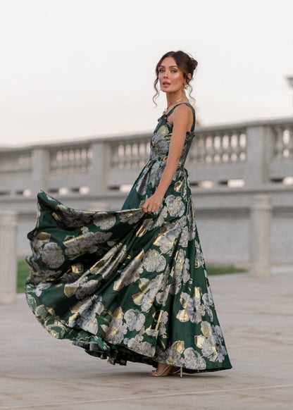 Selene Dress - MISMIJK24094-W-GRN-XXS