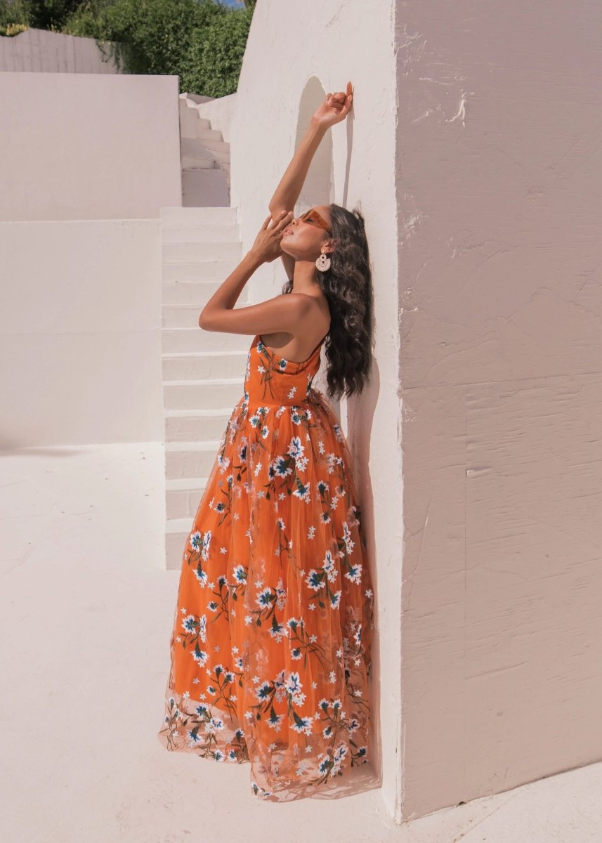 Serene Dress - MISMIJK24057-W-ORG-XXS