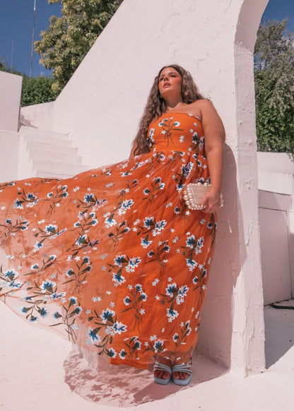 Serene Dress - MISMIJK24057-W-ORG-XXS