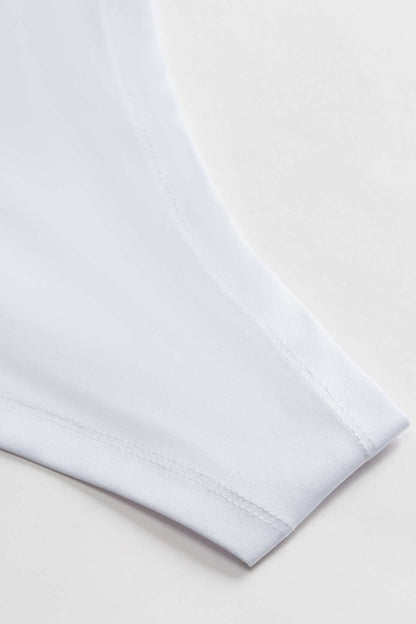 Solid Bustier Sleeveless Bodysuit - MISMIMCWTO2502060039-WHITE-XS