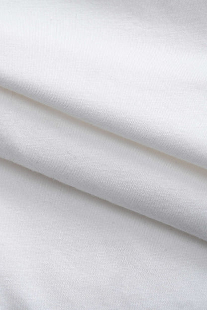 Solid Twist Round Neck T-Shirt - MISMIMCWTS2502140014-WHITE-XXS