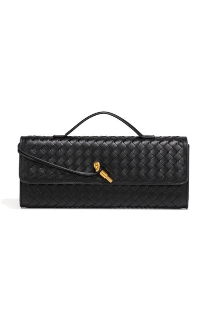 Textured Tote Bag - MISMIMCABH2501220049-BLACK-F