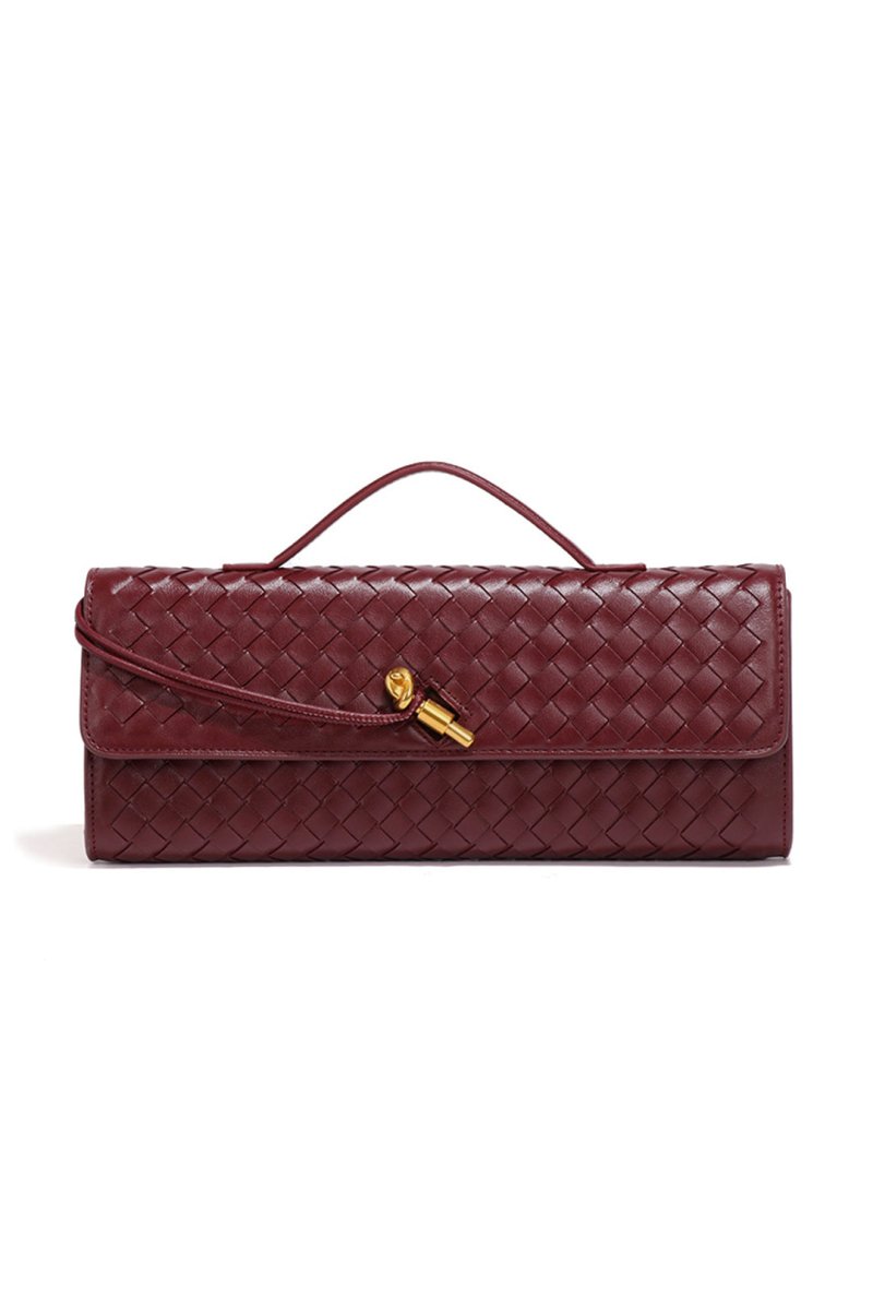 Textured Tote Bag - MISMIMCABH2501220049-BURGUNDY-F
