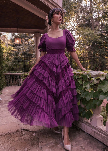 Thumbelina Dress - Amethyst - MISMIJK23045-W-PRP-XXS