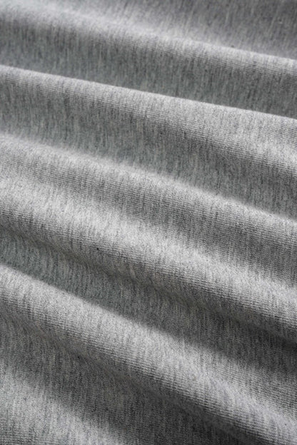 Tie - Back Asymmetrical Shoulder Corset Waist Sweatshirt - MISMIMCWTH2509220130-PEARL RIVER-XS