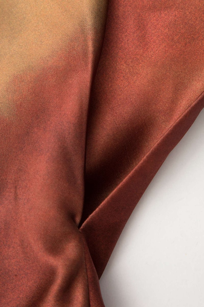 Tie Dye Asymmetric Cowl Neck Satin Maxi Dress - MISMIMCWDA2307150329-MULTICOLOR-XS