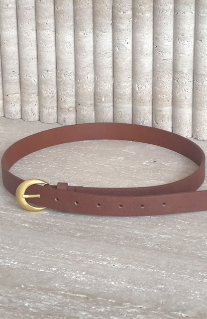 Titan Belt Burnt Caramel/Vintage Gold - MISMIEXS108-1-S/M