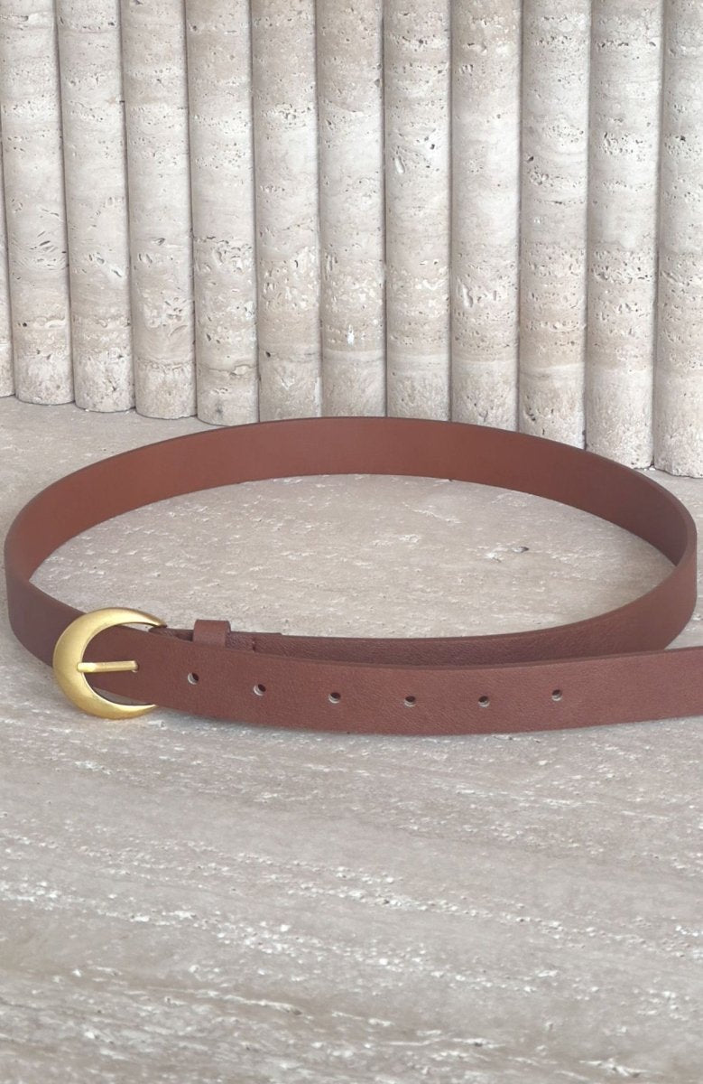 Titan Belt Burnt Caramel/Vintage Gold - MISMIEXS108-1-S/M