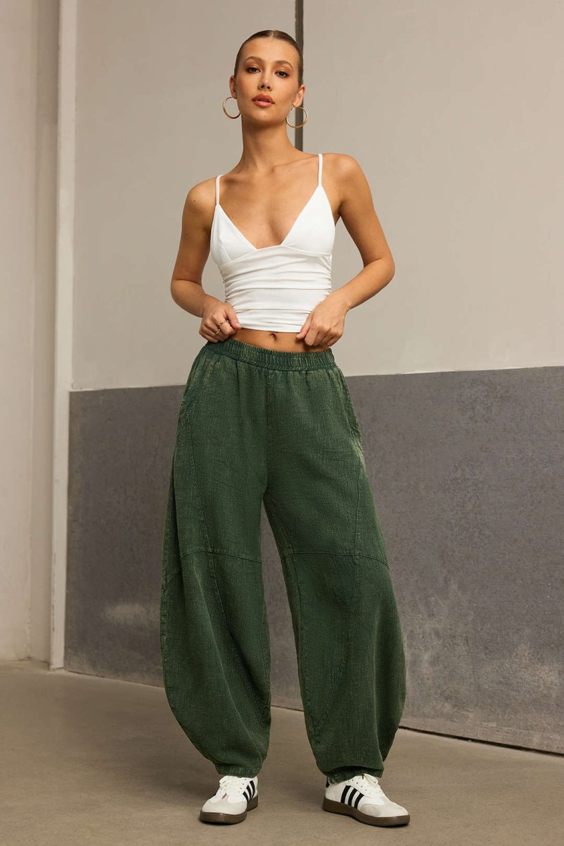 V - Neck Slip Cami Top - MISMIMCWTT2504140079-WHITE-XS