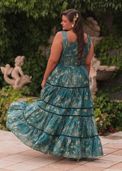 Van Gogh Dress - MISMIJK2428-W-BLU-XXS