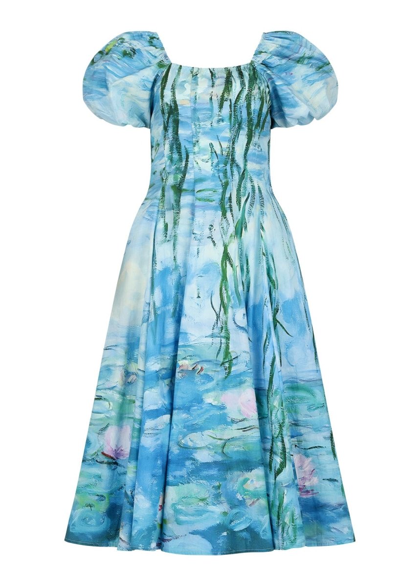 Water Lily Dress - MISMIJK24298-W-BLU-XXS