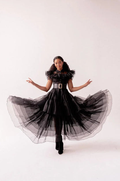 Wednesday Dress - MISMIJK23091-W-BLK-XXS