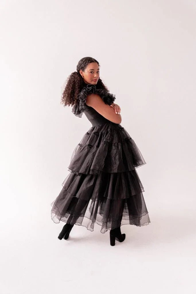 Wednesday Dress - MISMIJK23091-W-BLK-XXS