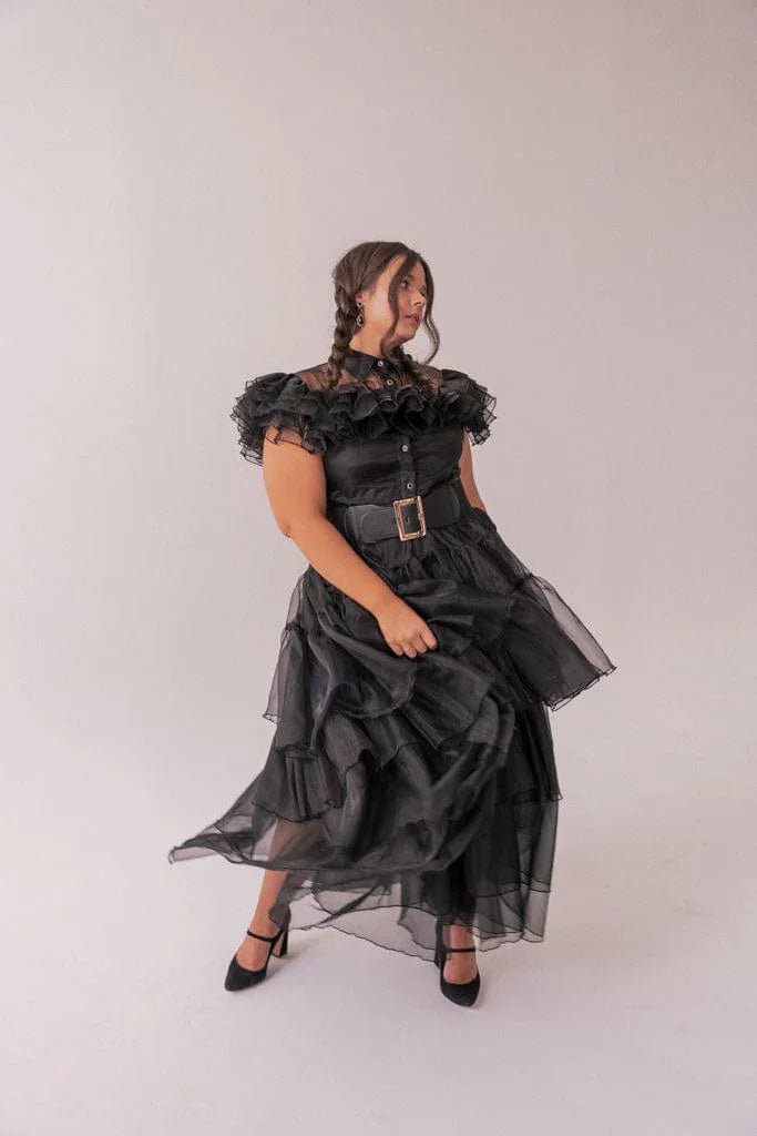 Wednesday Dress - MISMIJK23091-W-BLK-XXS