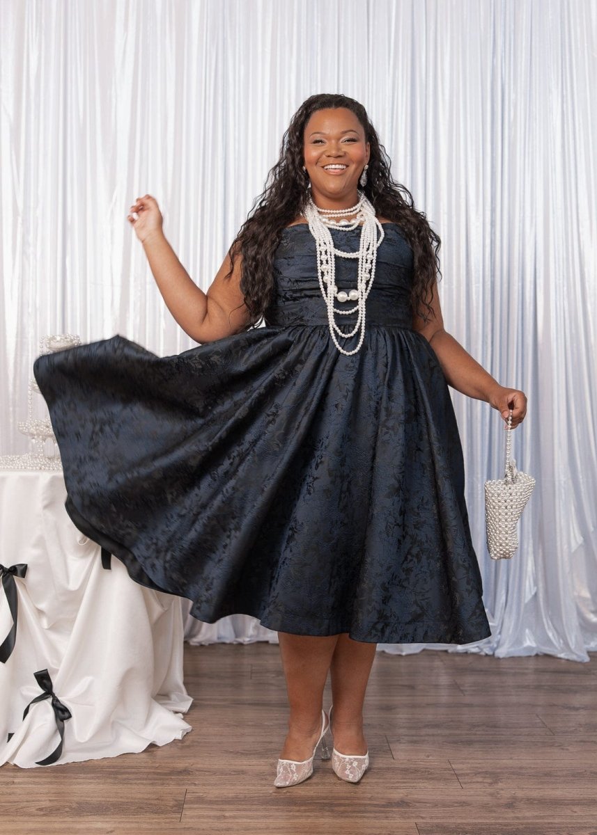 Winslow Dress - MISMIJK24302-W-NVY-00