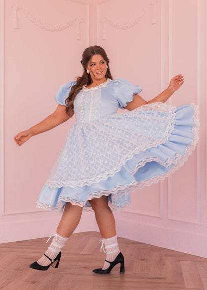 Wonderland Dress - MISMIJK2474-W-BLU-XXS