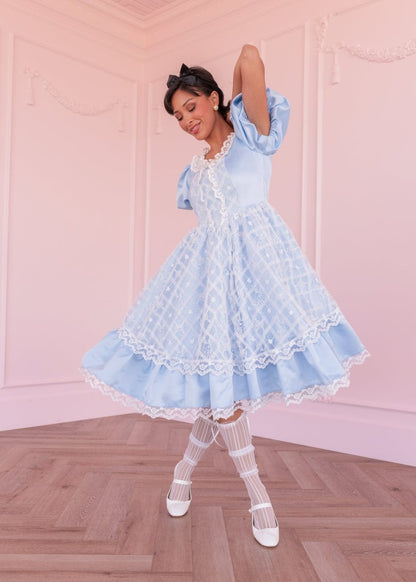 Wonderland Dress - MISMIJK2474-W-BLU-XXS