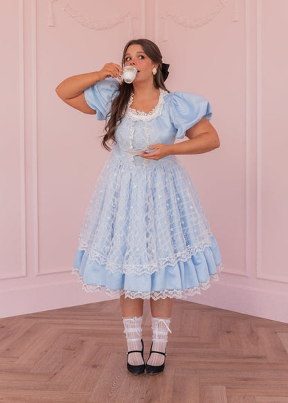 Wonderland Dress - MISMIJK2474-W-BLU-XXS