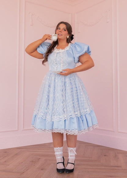 Wonderland Dress - MISMIJK2474-W-BLU-XXS