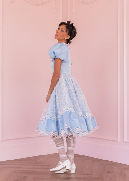 Wonderland Dress - MISMIJK2474-W-BLU-XXS