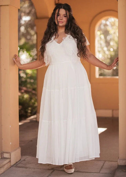 Zuri Dress - MISMIJK24151-W-WHT-XXS